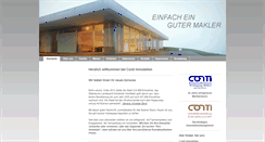 Desktop Screenshot of conti-immobilien.de